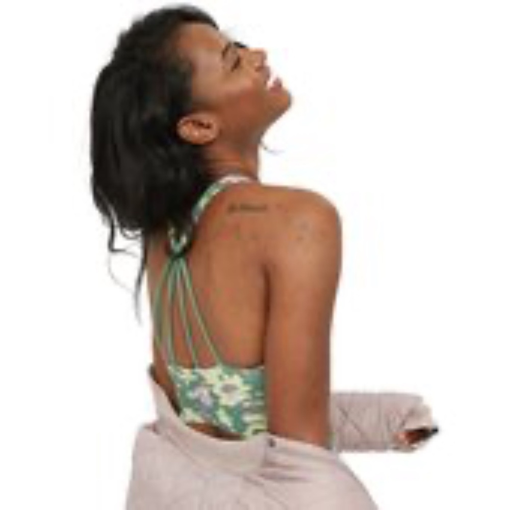 OFFLINE by Aerie Women's Real Me Strappy Back Cropped Sports Bra